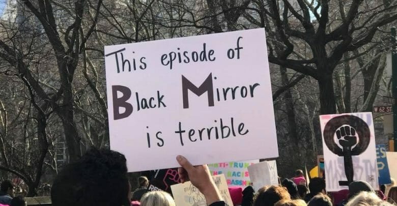 Cartel "This episode of Black Mirror is terrible"
